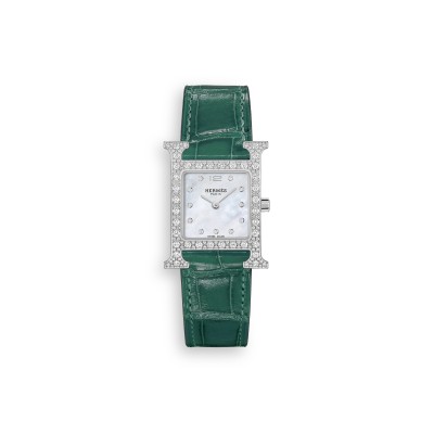 HERMES HEURE H WATCH, SMALL MODEL, 25 MM